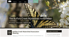 Desktop Screenshot of buffalocreekwatershed.org