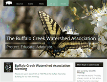 Tablet Screenshot of buffalocreekwatershed.org